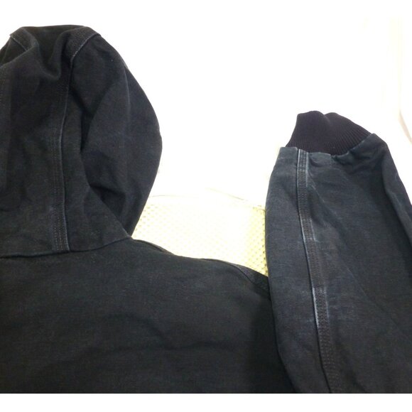 Carhartt Jacket J131 Xl Black Full-Zip Hooded Old Dominion Freight Line Union Ma - Picture 15 of 16
